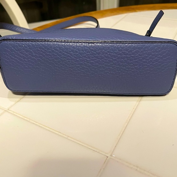 Kate Spade♠️ Wellesley Hanna Blue Leather Crossbody Bag NWOT - Picture 3 of 5